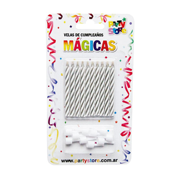 Vela mágica x 10un.