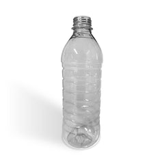 Botella 500cc PET para agua con tapa x 9u.