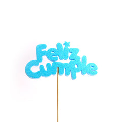 "Feliz Cumple" chico con gibre goma eva x 1u.