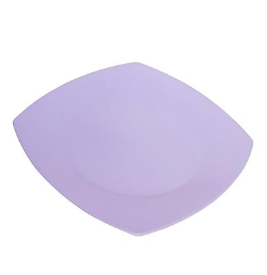 Plato plástico cuadrado 17x17cm x 10u.