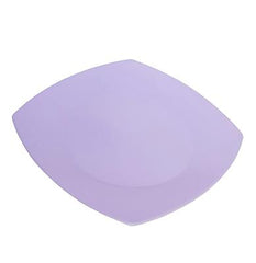 Plato plástico cuadrado 17x17cm x 10u.