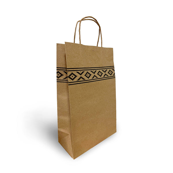 Bolsa papel con manija G3 (20x32x9cm) liquidación x 10u.