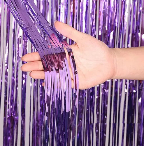 Cortina metalizada 2x1 metro x 1u.