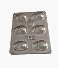 Molde huevo de pascua blanca x 10u.