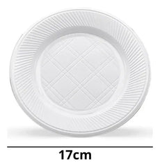 Plato plástico 17cm x 50u.