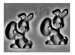 Molde huevo de pascua formas x 10u.