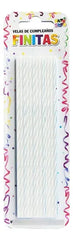 Velas finitas 17cm x 24u.