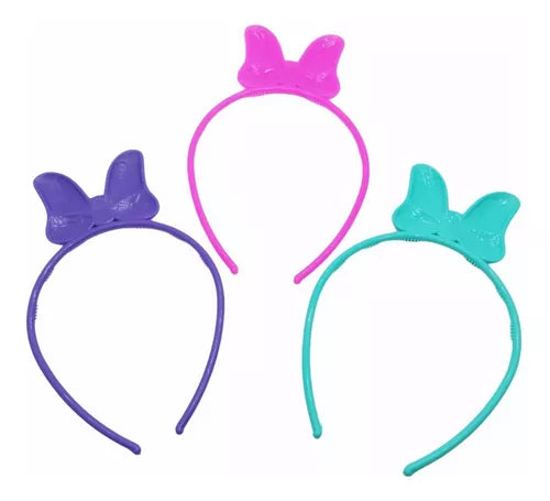 Vincha plástica x 6un.