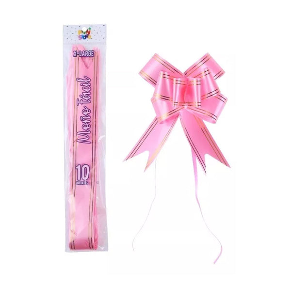 Moño mágico grande con borde x 10u.