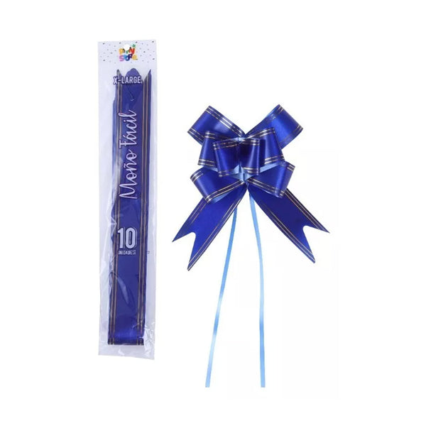 Moño mágico gigante con borde x 10u.