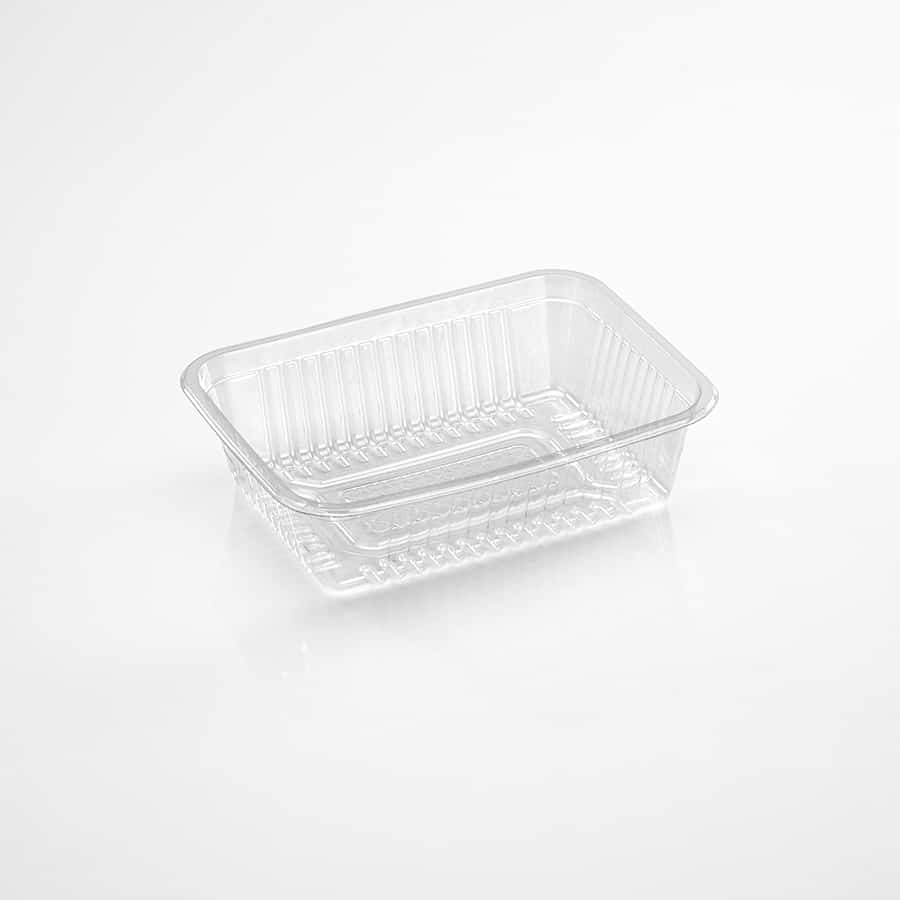 Bandeja plástica PET super band x 100u.