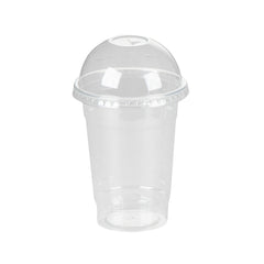 Vaso plástico PP Me too cristal x paq.