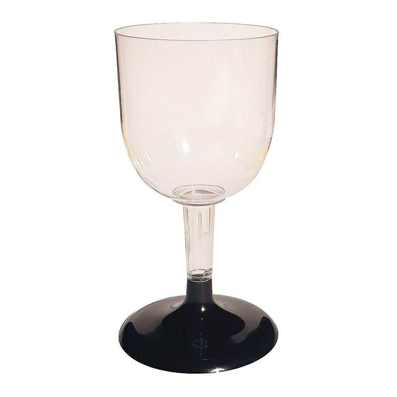 Copa vino pie negro 130cc x 10u.