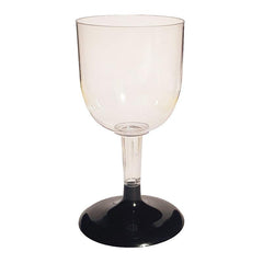 Copa vino pie negro 130cc x 10u.