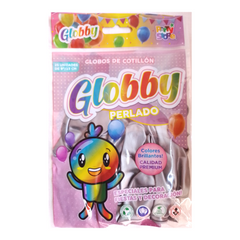 Globo 9" colores liso x 25u.