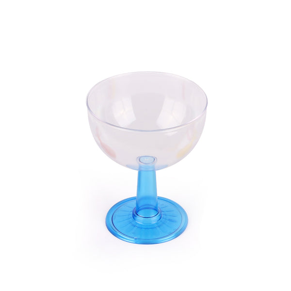 Copa champagne pie alto x 6u.