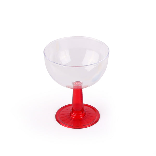 Copa champagne pie alto x 6u.