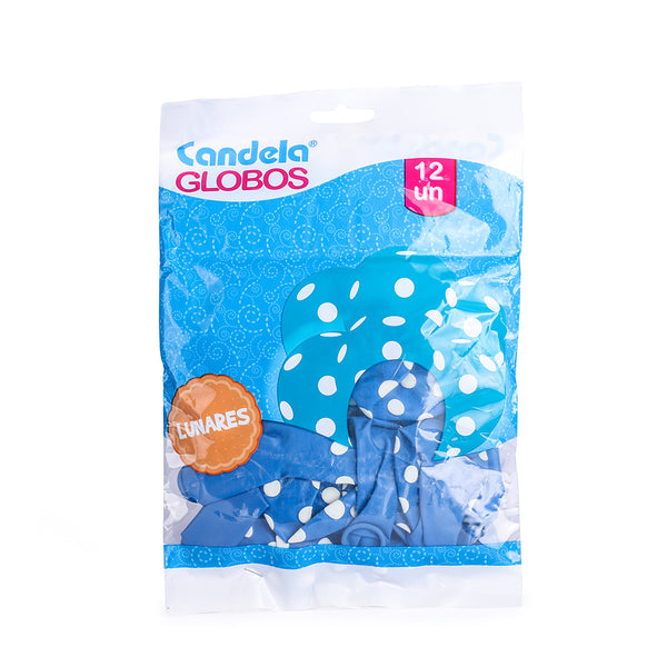 Globo impreso con lunares 12