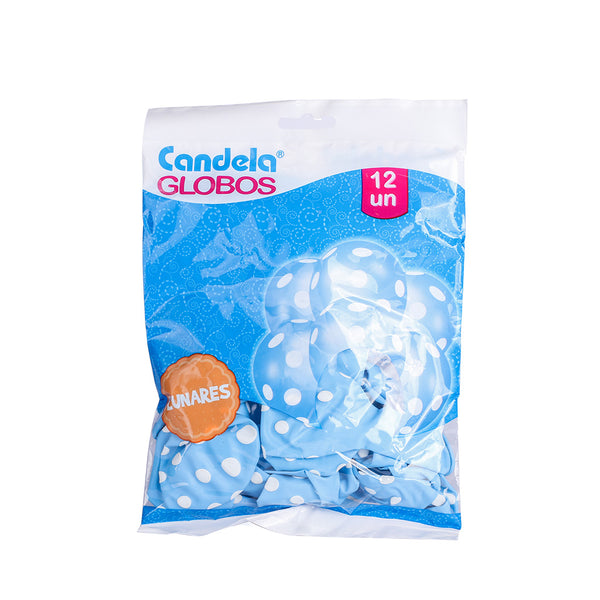 Globo impreso con lunares 12