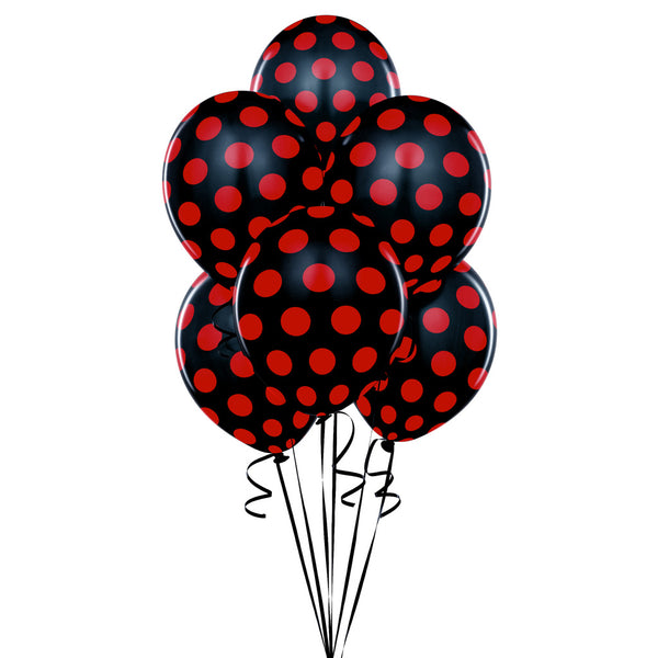 Globo impreso con lunares 12