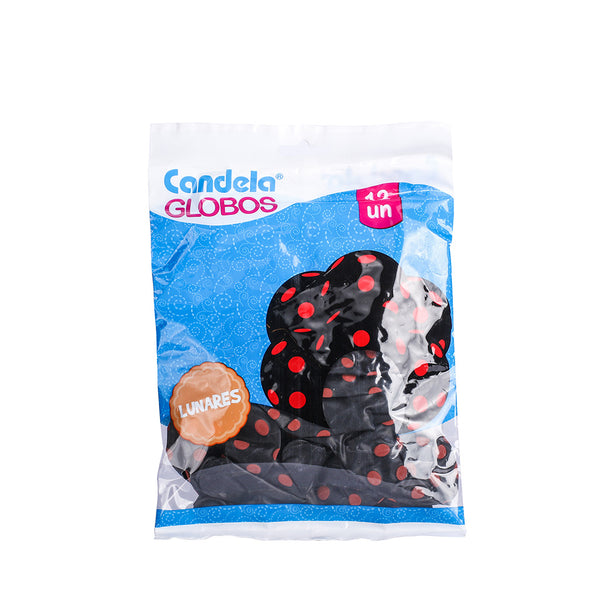 Globo impreso con lunares 12