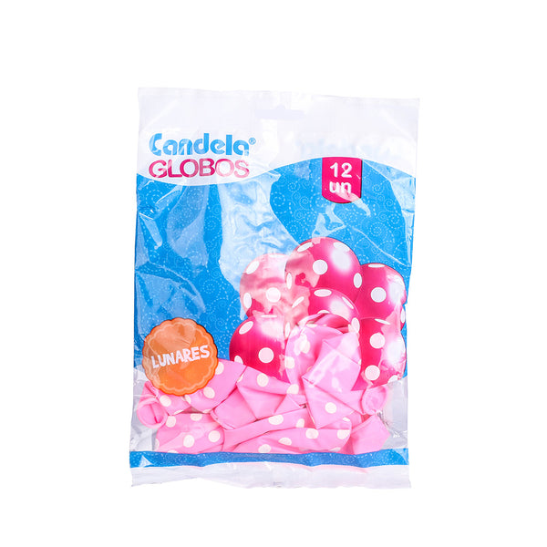 Globo impreso con lunares 12