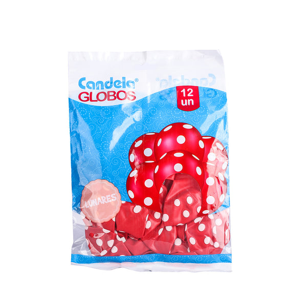 Globo impreso con lunares 12
