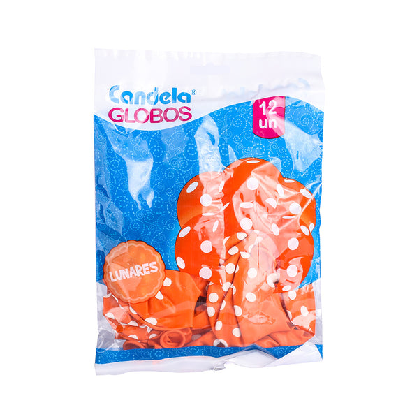 Globo impreso con lunares 12