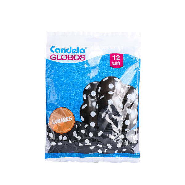 Globo impreso con lunares 12