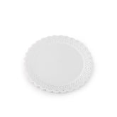 Plato blonda redondo x paq.