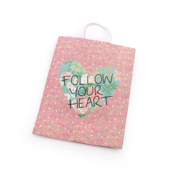 Bolsa papel con manija G3 (20x32x9cm) liquidación x 10u.