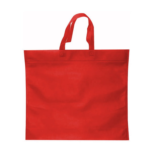 Bolsa tela friselina con manija 45x40x10 x 10u.