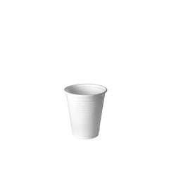 Vaso plástico PP blanco x 100u.