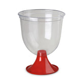 Copa venecia con pie x 6u.