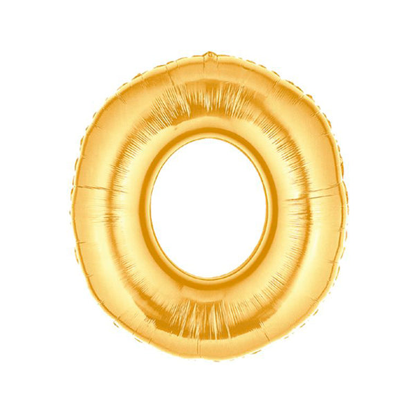 Globo metalizado dorado 80cm x 1u.