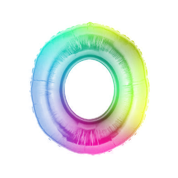 Globo número metalizado 40cm multicolor x 1u.