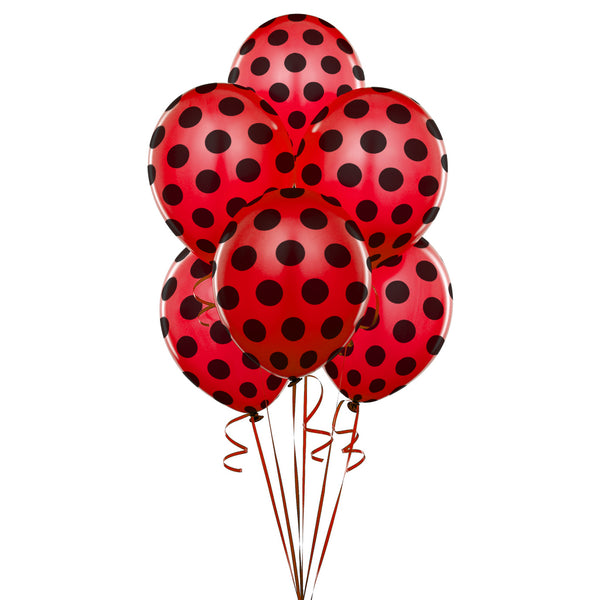 Globo impreso con lunares 12