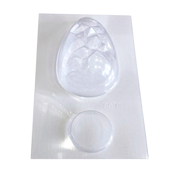 Molde huevo de pascua formas x 10u.