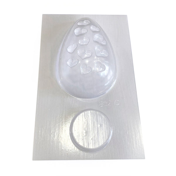 Molde huevo de pascua formas x 10u.
