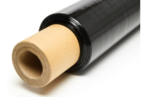 Stretch embalaje virgen negro 50cm x 2,5kg x 1u.
