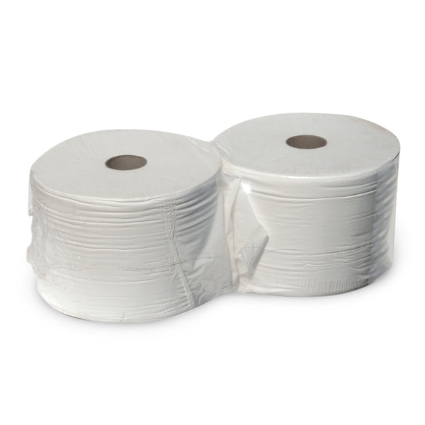 Papel limpieza bobina industrial blanca x 2u.