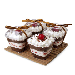 Pote plástico 180ml con tapa PS x 10u.