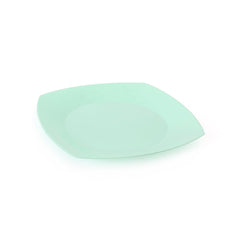 Plato plástico cuadrado 17x17cm x 10u.