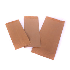 Bolsa papel kraft sin manija x 100u.