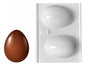 Molde huevo de pascua blanca x 10u.