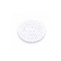 Blonda blanca circular calada x 100u.