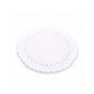 Blonda blanca circular calada x 100u.
