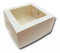 Caja con visor 19x19x10cm x 25un.