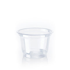 Pote plástico cristal 100/180cc x 50un.