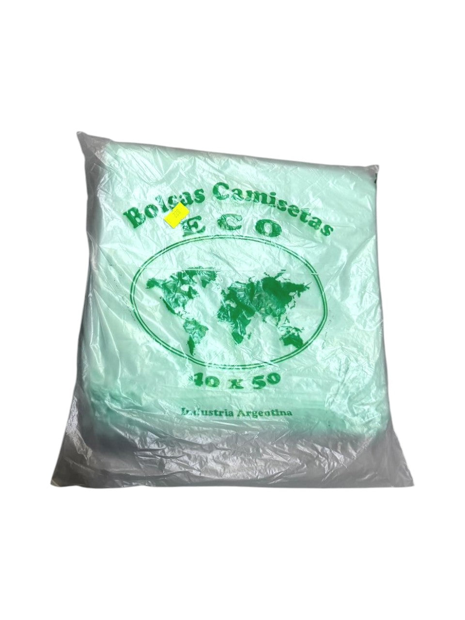 Bolsa camiseta color x paq.